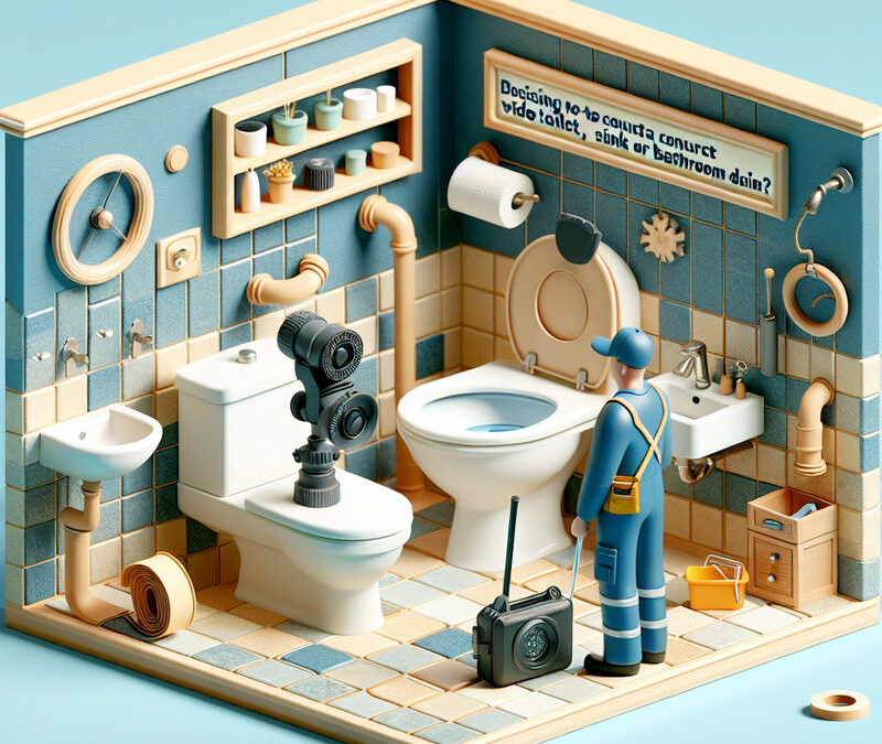 Quando fare una videoispezione del WC, lavandino o scarico del bagno